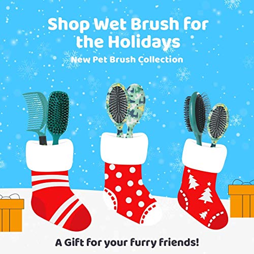 Wet Brush Pet Hair Brush, Smooth, Shiny Fur, Dog and Cat Hairbrush, De-Shedding Comb & Dematting Tool for Grooming Long or...