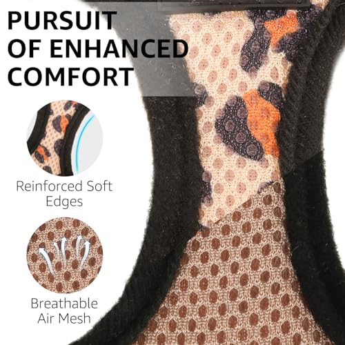 SCENEREAL Cat Harness & Leash Set Escape Proof - Adjustable Air Mesh Vest with Reflective Strips for Kittens, Puppies, Rab...