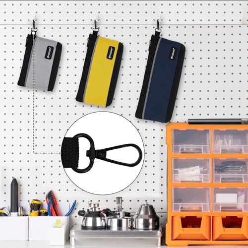 TICONN Tool Pouches with Zipper, 1680D Oxford Small Tool Bags, Waterproof Utility Bag Zipper Pouch for Tool Organizers and...