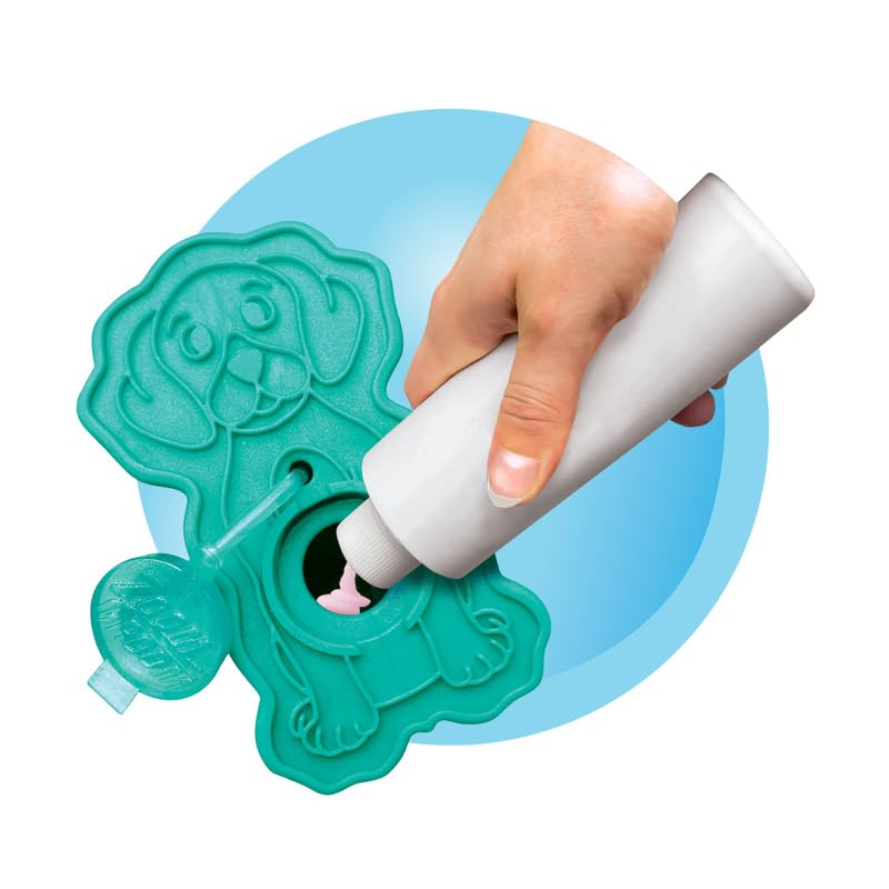 KONG ZoomGroom Bubbles Dog Brush - Soap Dispensing, Massaging and Gooming Brush for Dogs, Removes Shedding Hair - Works on...