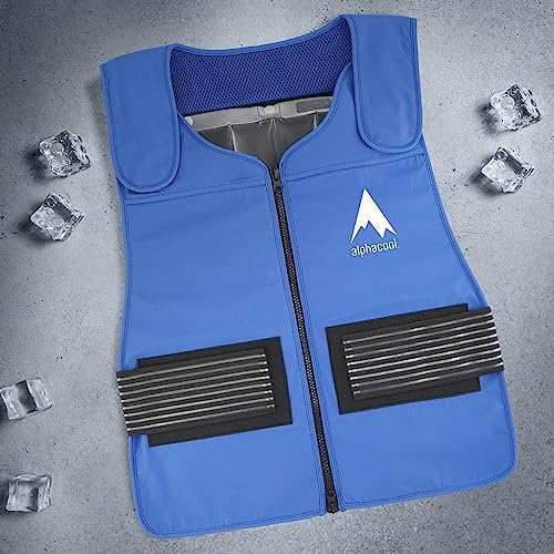 Alphacool Tundra Phase Change Cooling Vest – Summer Sportive Anti-Heat Clothing For Gym, Running, Athletic Activities
