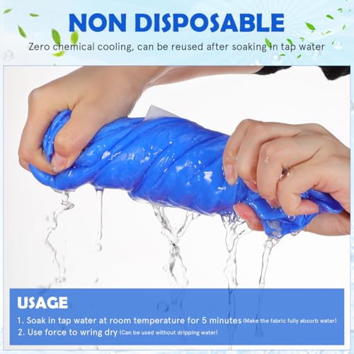 INOOMP Cooling Vest for Men and Women Breathable Pva Ice Cooling Vest for Outdoor Sports and Activities Reusable Evaporati...
