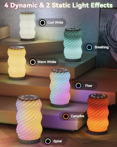 Touch Bedside Lamp with Sound Machine for Adults, Dimmable Night Light for Bedroom, 3-in-1 Bluetooth Speaker & White Noise...