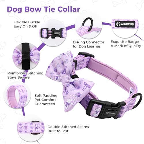 Dog Harness and Leash Collar Set with Dog Poop Bag Holder and Bandanas, Escape Proof Adjustable Puppy Cat Vest with Soft M...