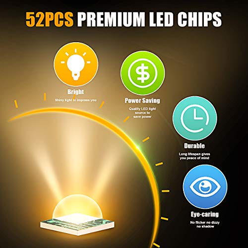 LED Desk Lamp for Office Home, Stepless Dimming Architect Desk Light with DC Adapter, Eye-Caring Desk Lamp with Clamp, 25 ...