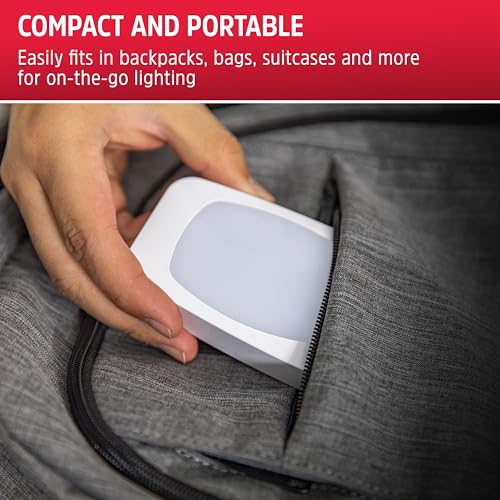 Energizer 4-in-1 LED Power Failure Night Light, 1 Pack, Plug-in, Light Sensing, Auto On/Off, Foldable Plug, Soft White, Em...
