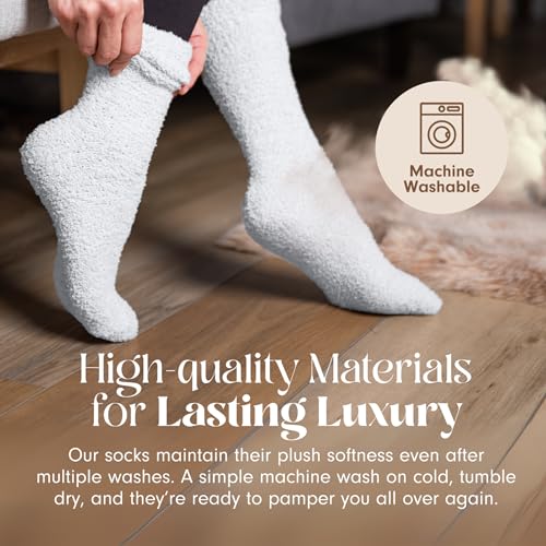 Unboxme Gifts Warm & Cozy Ultra-Luxe Cloud Sock, Easter Gift for Women & Men - Super Soft Luxurious Fabric Sleep Socks