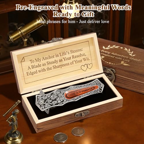 Anniversary Keepsake Gifts for Men, Personalized Birthday Wedding Anniversary Christmas Valentine's Day Gift for Him,Husba...