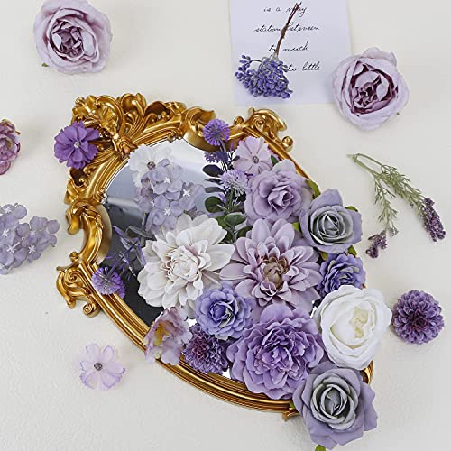 Serra Flora Artificial Flowers Combo for DIY Centerpieces Arrangements Wedding Bridal Bouquet Table Chair Candle Holder Ba...