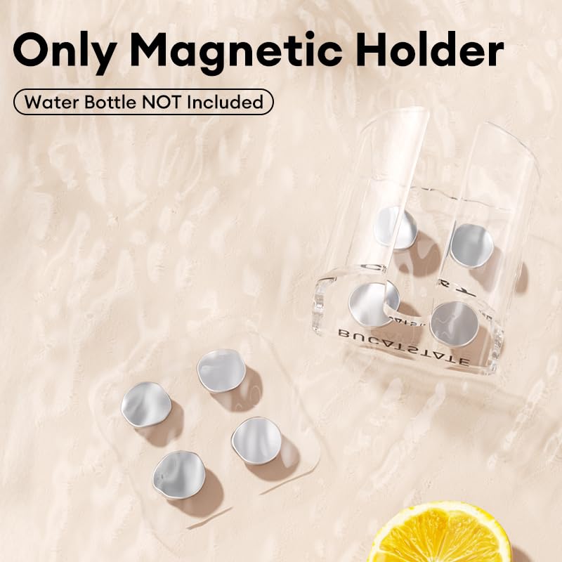 BUCATSTATE Hamster Water Bottles Holder with Magnetic, Drop-Resistant Water Bottle Stand with Adjustable Height, Fits Bott...