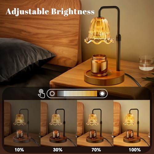 WarmEmbrace Candle Warmer Lamp with Timer Dimmer, Electric Candles Warmer Lamps for New Home Room Decor, Valentines Day Gi...