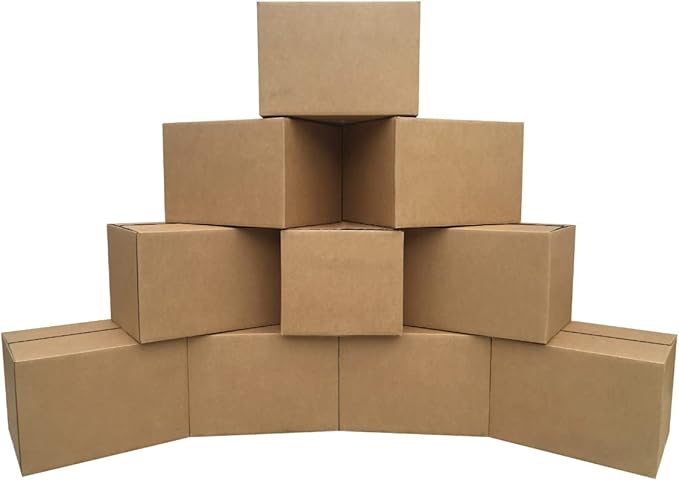 UBMOVE Moving Boxes Medium 18x14x12-Inches (Pack of 10), Cardboard Boxes For Storage, Mailing & Shipping