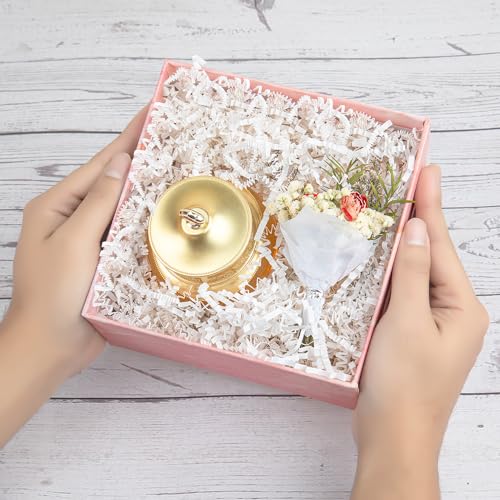 Caleihd Crinkle Cut Paper Shred Packing Grass Cushion Paper Streamer for Christmas Wedding Birthday Bridesmaid Engagement ...