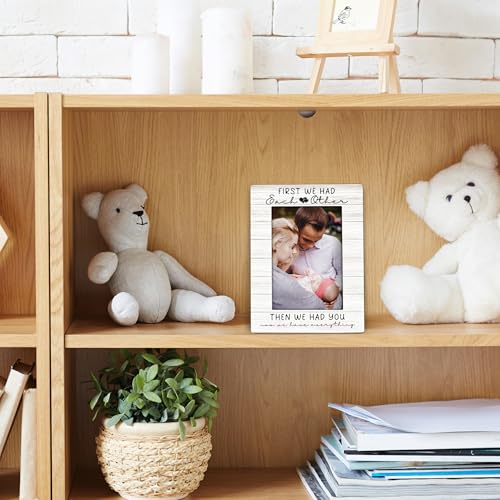 Foyoulame Baby Picture Frame 4x6, Family Wooden Picture Frame, Families Frames, New Baby Gifts, Newborn Babies Gifts, Firs...