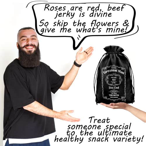 Beef Jerky Gift Baskets For Men - Meat And Cheese Gift Baskets, Birthday Gifts For Men Who Have Everything With Beef Jerky...