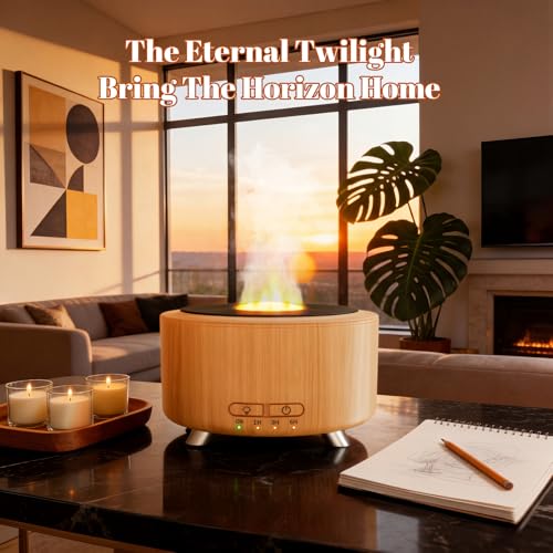 Essential Oil Diffuser for Home, 500 Aromatherapy Diffuser Oil Machine for Office Room Yoga, Aroma Diffuser with Auto-Off ...