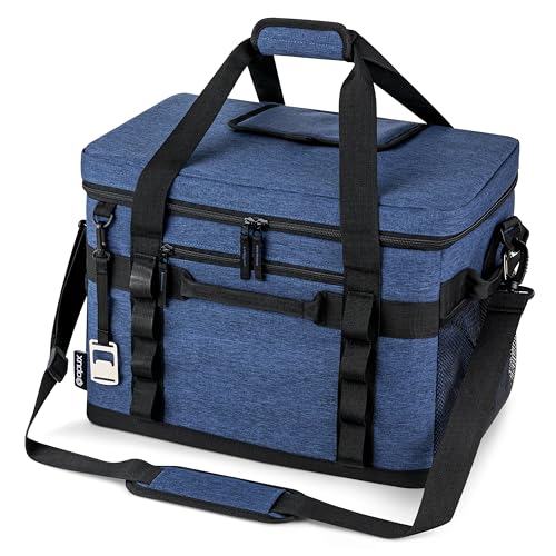 OPUX Collapsible Soft Cooler Bag, 48/60 Can Large Insulated Cooler, Leakproof Soft Sided Cooler with Shoulder Strap & Bott...