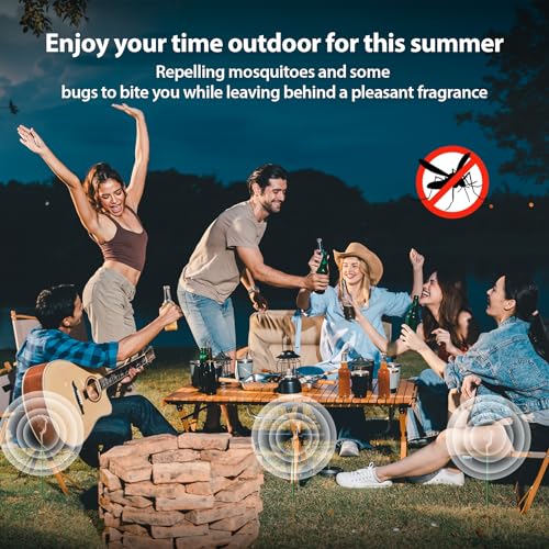 KICKOUTOR® Mosquito Repellent Outdoor Patio 120 PCS Citronella Oil Mosquito Incense Sticks Natural Organic Mosquito Barrie...
