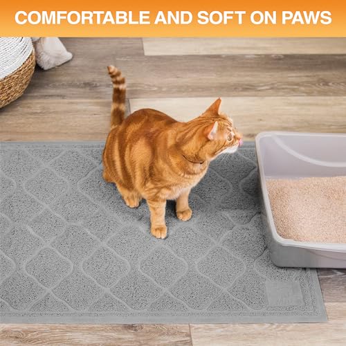 Neater Pets Neater Mat Cat Litter Rug, Thick & Durable Cat Mat for Litter Box, Trapper Pad Catches Mess to Protect Indoor ...