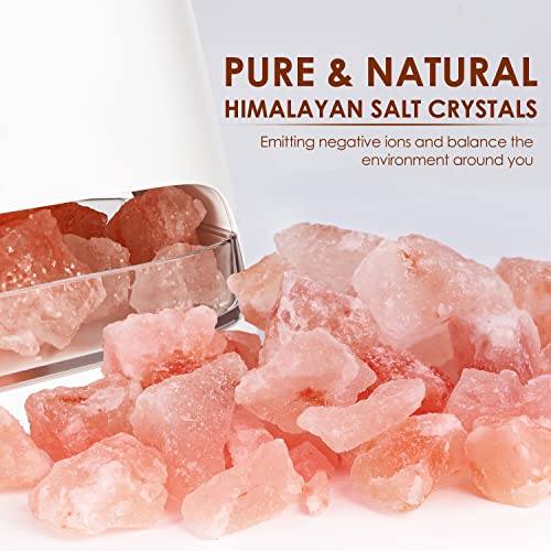 SALKING 2-in-1 Himalayan Salt Lamp & Ultrasonic Essential Oil Diffuser, Aromatherapy Diffuser Cool Mist Humidifier, Origin...