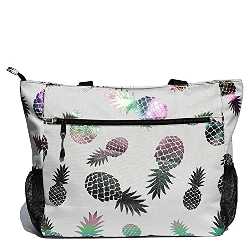 ESVAN Large Lightweight Water Resistant Beach Bag 20 Inch Womens Oversized Tote Bag for Gym, Beach, Travel, Pool, Yoga, Nurse