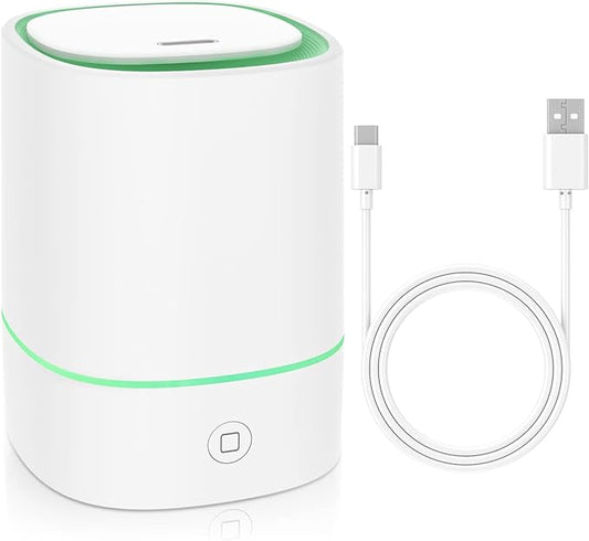 Essential Oil Diffusers for Home with USB Cord, 150ml Aroma Humidifier for Office, Water Shortage Protection, 7 Color LED ...