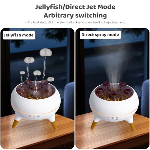 Aroma Diffuser with 7-Color Changing Lights, Quiet Ultrasonic Essential Oil Diffuser for Home, Auto Shut-Off, Cool Mist Hu...