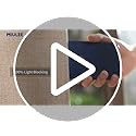MIULEE 100% Blackout Linen Textured Curtains for Bedroom Solid Thermal Insulated Natural Beige Grommet Room Darkening Curt...