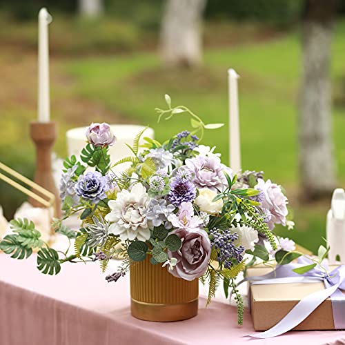 Serra Flora Artificial Flowers Combo for DIY Centerpieces Arrangements Wedding Bridal Bouquet Table Chair Candle Holder Ba...