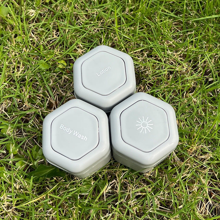 Travel Container Body Care Capsule Set Magnetic Travel Capsule