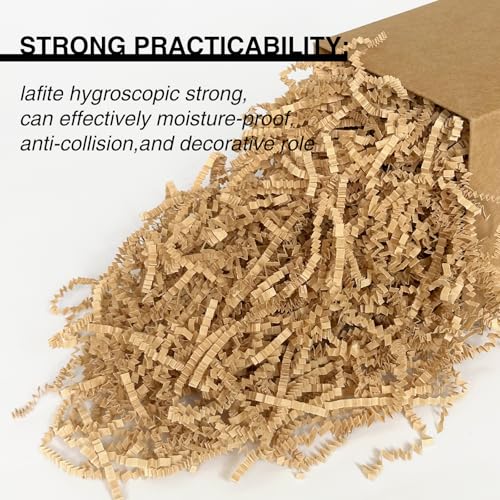 Corlcol 2LB Crinkle Cut Paper Shred Filler for Bag Gift Box Basket Confetti Paper Shreded Stuffing Decoration for Christma...