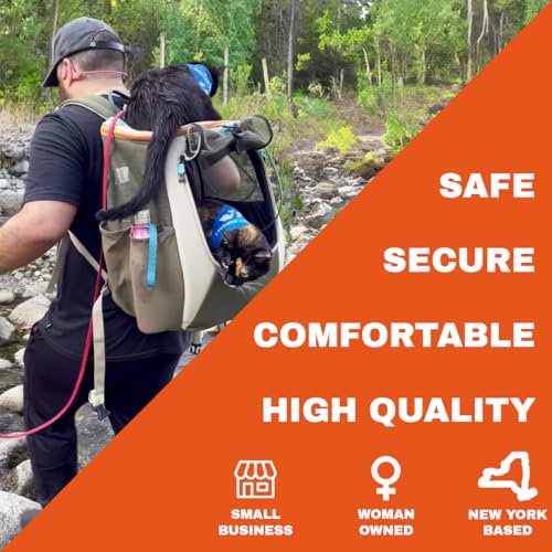 Travel Cat Backpack Carrier - The Navigator Convertible Pet Carrier Backpack - Cat Carrier Backpack with Fully Ventilated ...