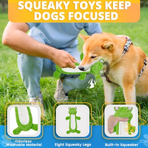 LOYEE 8 Pack Puppy Toys for Small Dogs, Luxury Dog Chew Toys with Squeaky Plush Toys, Rope Toys and Ball, Teething Toys fo...