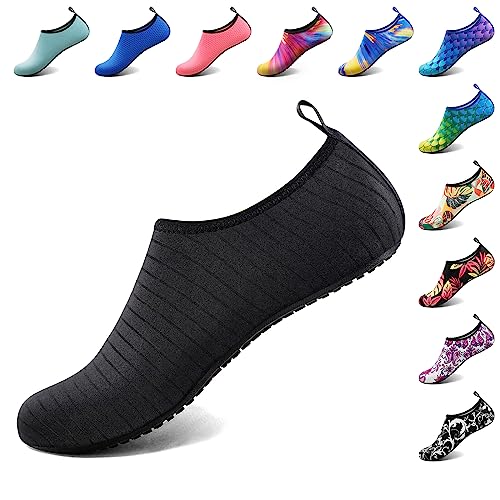 Homitem Water Shoes for Women Men Aqua Socks Swim Beach Pool River Slip-On Barefoot Quick-Dry Vacation Cruise Essentials A...