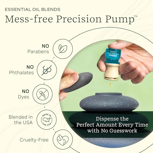 Lifelines Stacking Stones Aromatherapy Diffuser - Calming Sensory Oasis with Mesmerizing Aromatic Mist & Auto-Shut Off Fea...
