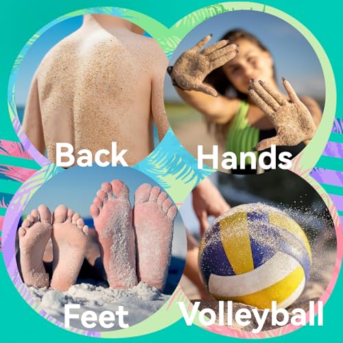 Beach Sand Remover Towel Eraser Bag Portable Quick Dry Pouch for Pool Picnic Vacation Hiking Travel Essentials Blanket Umb...