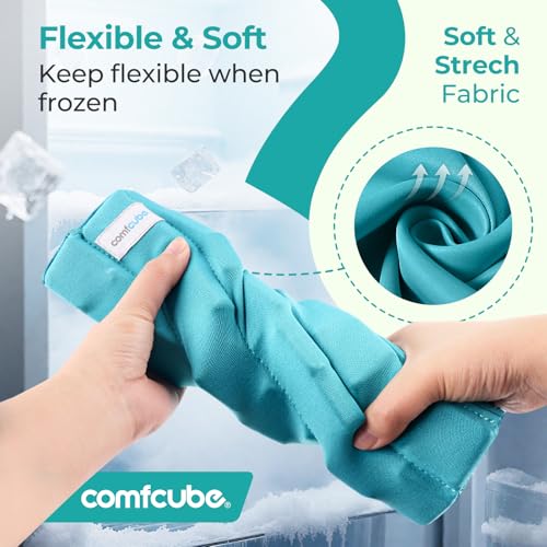 Comfcube Neck Ice Pack Wrap for Cervical Pain and Cooling, 2 Hours Long Lasting Cold Ice Pack for Neck Shoulders, FSA Elig...