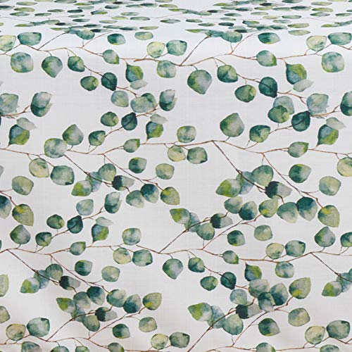 SARO LIFESTYLE Eucalyptus Leaf Tablecloth, Eucalyptus, 70"x160"