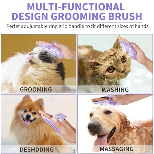 Professional 7 in 1 Dog Paw Cleaner for Dogs & Cats - Includes 1 Portable Paw Washer, 1 Bath Brush, 2 Dog Toothbrushes and...