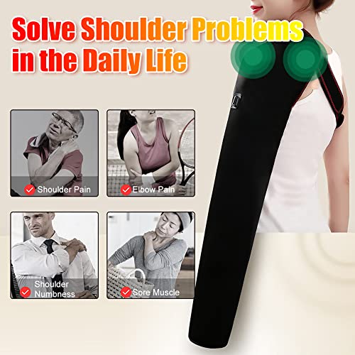 Shoulder Arm Hand Heating Pad for Pain Relief, Ultra Long Heated Wrist Wrap Heated Elbow Brace Hand Warmer for Tendonitis,...