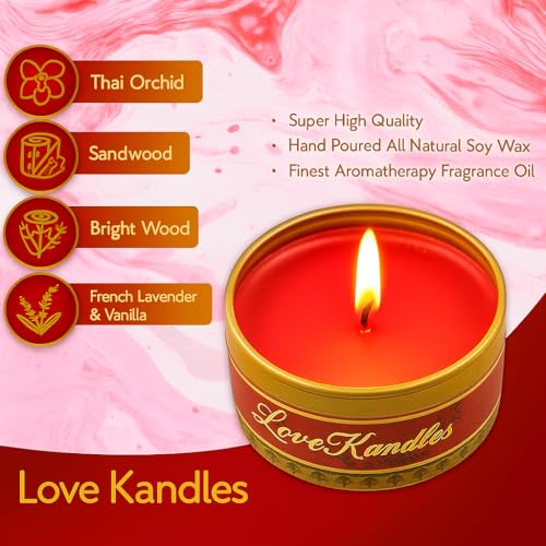 Love Kandles Aromatherapy Candle Gift Set for Women | Scented Candles for Relaxation & Home Decor | Birthday Gift Sets for...
