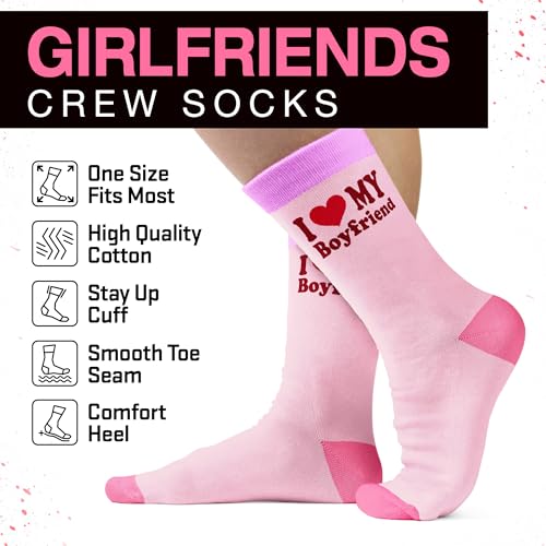Gifts For Girlfriend - Cute Socks For Her, Unique Ideal Present, Sweet And Fun Surprise For Women