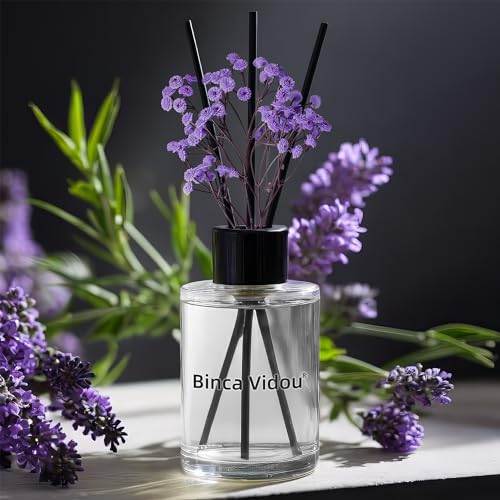 Reed Diffuser, Binca Vidou Lavender Reed Oil Diffusers Set for Office Decor Bedroom Living Room Aromatherapy for Gift Idea...