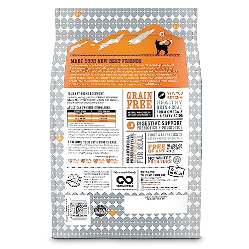 I and love and you Naked Essentials Dry Cat Food - Chicken + Duck - Grain Free, Real Meat, No Fillers, Prebiotics + Probio...