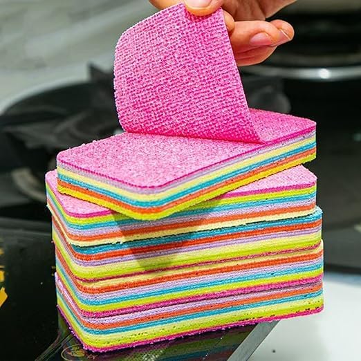 Microfiber Super Fiber Rag, 12 Fiber Layer on 1 Rag, Perfect Cleaning Cloths, Extraordinary Liquid Absorption Ability, Sta...