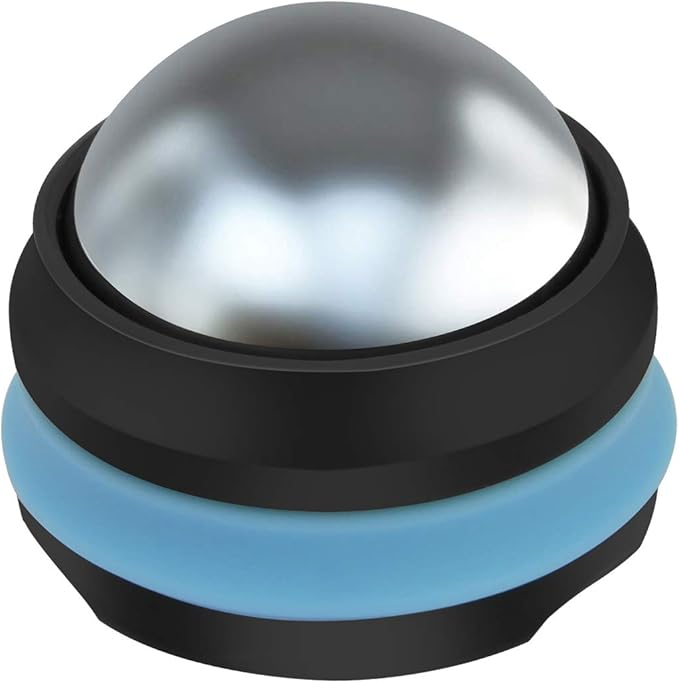 AHIER Cold Massage Roller Ball, Stainless Steel Cold Therapy Relief, Free Rolling Removable Gel Ball Deep Tissue Massage P...