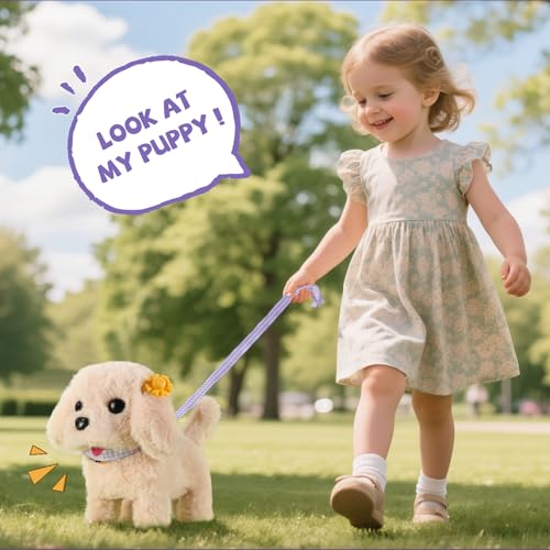 Vanvimen 16 Pcs Robot Dog Toys for Girls, Toys for 3 4 5 6 7 8 Year Old Girls Kids Boys, Realistic Robot Puppy Toddlers Gi...