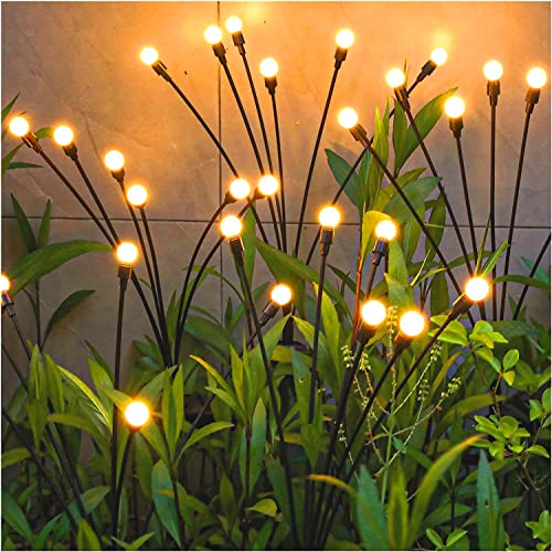 TONULAX Solar Garden Lights - Upgraded Solar Swaying Light, Sway by Wind, Outdoor Lights, Yard Patio Pathway Decoration, H...