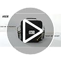 MIER Mens Insulated Lunch Box, Dual Compartment Large Lunch Bag Coolers with Shoulder Strap for Men Women Adult to Office ...