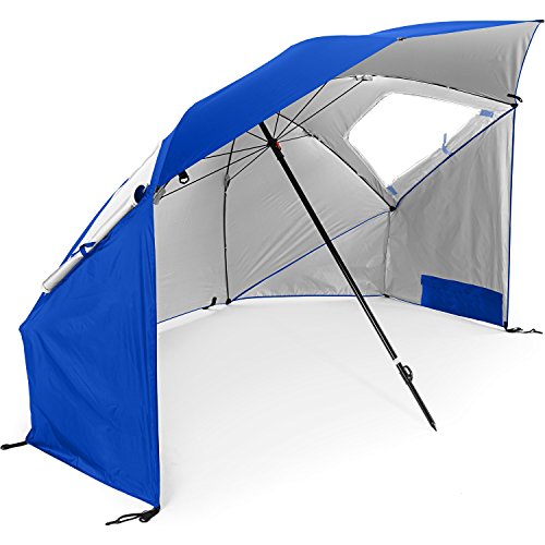 Sport-Brella Super-Brella SPF 50+ Sun and Rain Canopy Umbrella for Camping, Beach and Sports Events